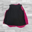 Top Sleeveless By Worthington In Black & Pink, Size: 2x Online