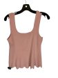 Top Sleeveless By English Factory In Pink, Size: L Fashion