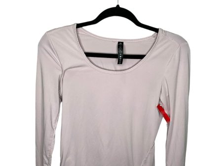 Athletic Top Long Sleeve Crewneck By 90 Degrees By Reflex In Pink, Size: Xs Fashion