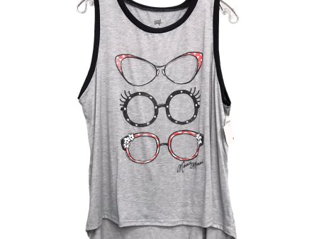 Top Sleeveless By Disney Store In Grey, Size:2X Discount