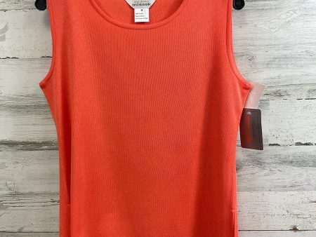 Top Sleeveless By Misook In Orange, Size: M Discount