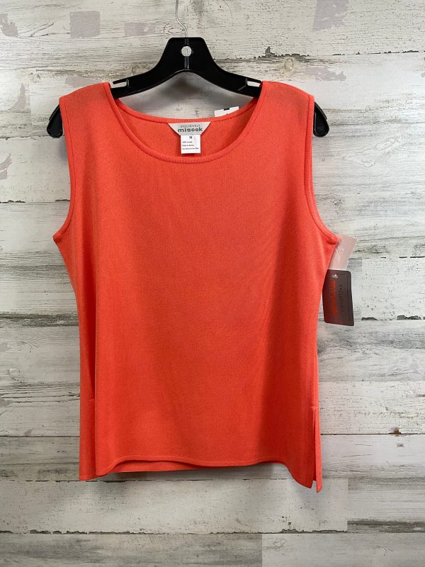 Top Sleeveless By Misook In Orange, Size: M Discount