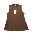 Top Sleeveless By A New Day In Brown, Size: S Cheap