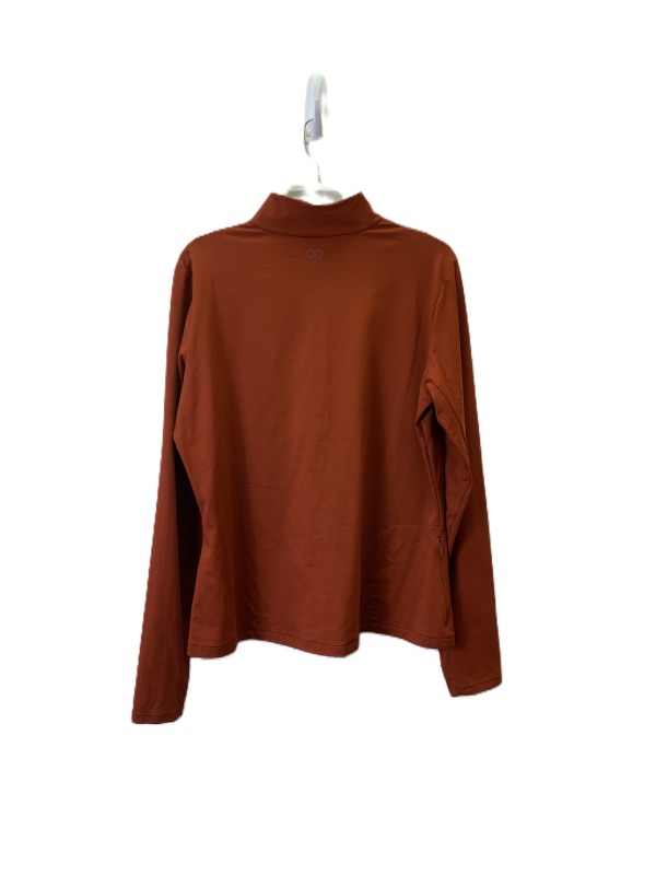 ATHLETIC TOP LS COLLAR CALIA in ORANGE, Size: XL Supply