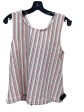 Top Sleeveless By Madewell In Striped Pattern, Size: M Discount