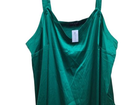 Top Sleeveless By Lane Bryant In Green, Size: 3x For Sale