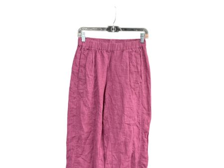 Pants Linen By Eileen Fisher In Purple, Size: Xxs For Cheap