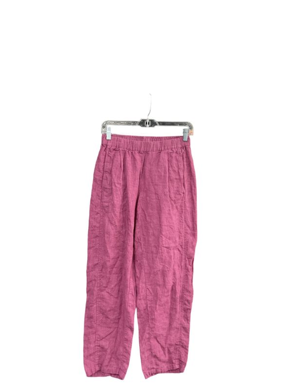 Pants Linen By Eileen Fisher In Purple, Size: Xxs For Cheap