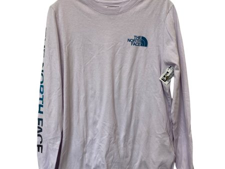 Athletic Top Long Sleeve Collar By The North Face In Pink, Size: M Online Sale