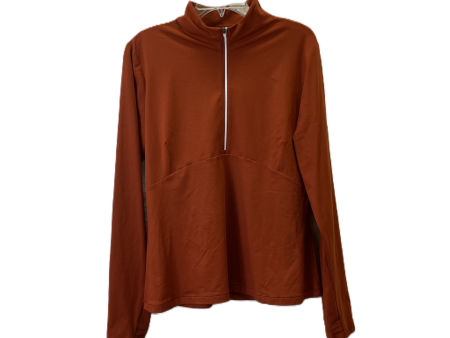 ATHLETIC TOP LS COLLAR CALIA in ORANGE, Size: XL Supply