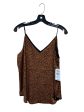 Top Sleeveless By Express In Animal Print, Size: M Supply