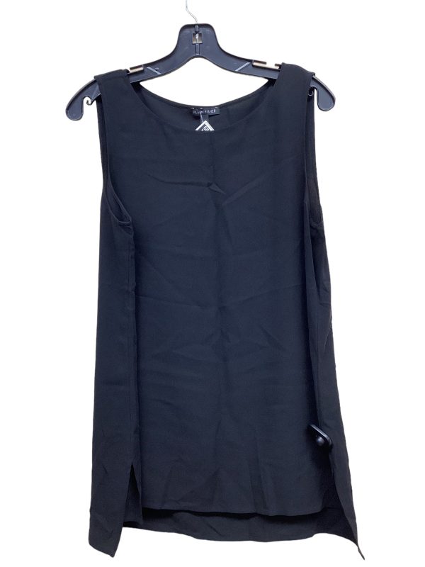 Top Sleeveless By Eileen Fisher In Black, Size: L Fashion