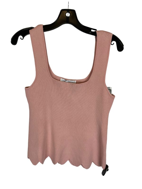 Top Sleeveless By English Factory In Pink, Size: L Fashion