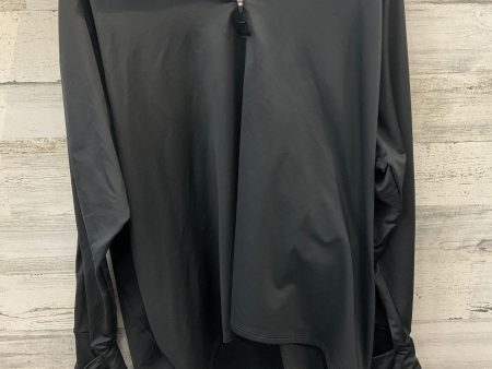 Athletic Top Long Sleeve Collar By Athleta In Black, Size: 3x Online Sale