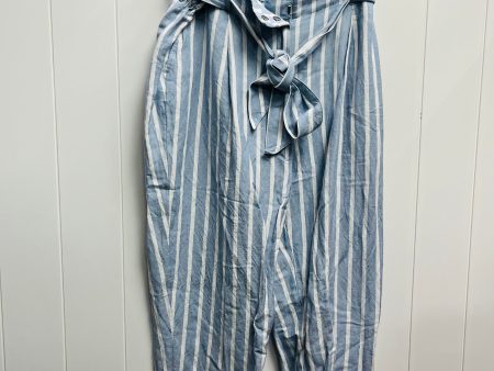 Pants Linen By Loft In Blue, Size: L Online