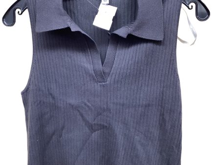 Top Sleeveless By Calvin Klein In Grey, Size: L on Sale