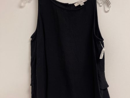 Top Sleeveless By Loft In Black, Size: M For Discount