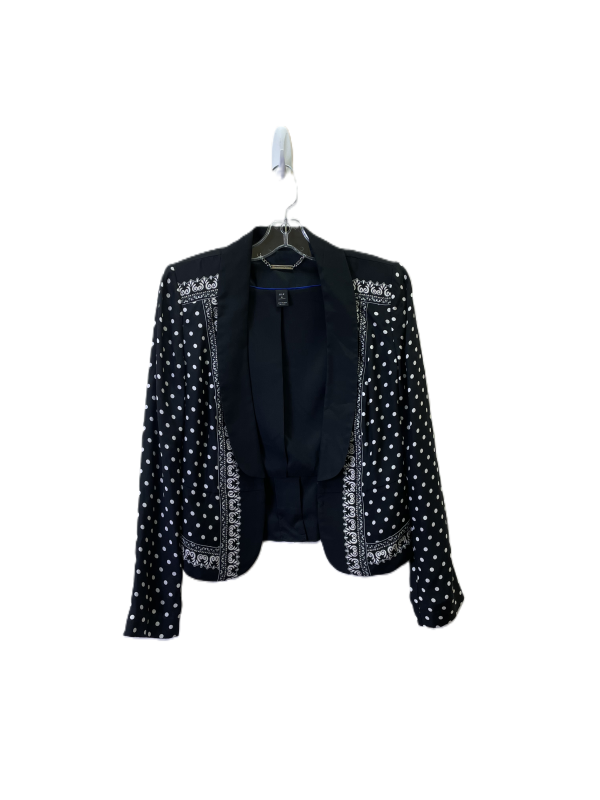 BLAZER WHITE HOUSE BLACK MARKET in BLACK & WHITE, Size: M on Sale