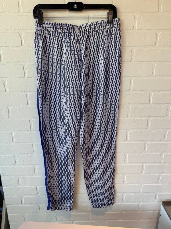 Pants Joggers By Clothes Mentor In Blue & White, Size: 8 Hot on Sale