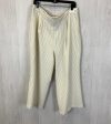 Pants Cropped By Alex Marie In White, Size: 18 Online now