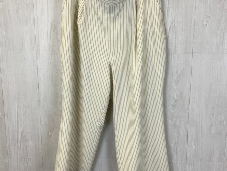 Pants Cropped By Alex Marie In White, Size: 18 Online now