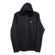 Athletic Top Long Sleeve Hoodie By YOUNGLA In Black, Size: Xl Fashion