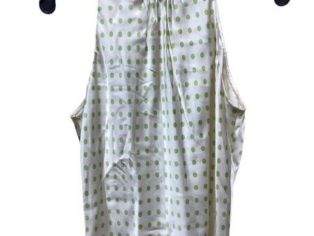 Top Sleeveless By Carmen By Carmen Marc Valvo In Polkadot Pattern, Size: M Online Sale