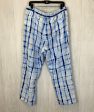 Pants Joggers By Lauren By Ralph Lauren In Blue & White, Size: 16 For Cheap