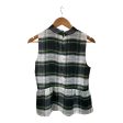 Top Sleeveless By J. Crew In Plaid Pattern, Size: S For Cheap