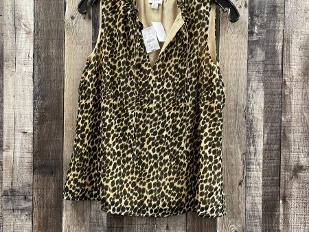 Blouse Sleeveless By J. Crew In Animal Print, Size: Xs Online now