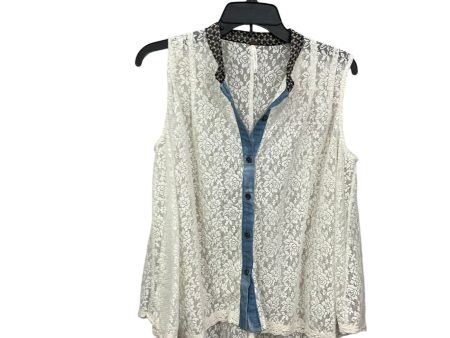 Top Sleeveless By Free People In Cream, Size: S For Cheap