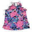 Top Sleeveless Designer By Lilly Pulitzer In Blue & Pink, Size: S Online Hot Sale