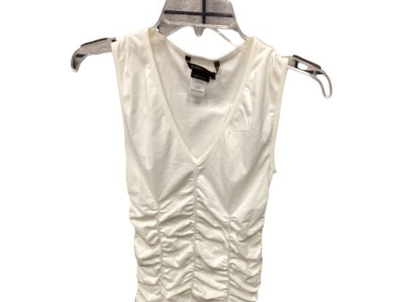 Top Sleeveless By Bcbgmaxazria In Cream, Size: Xs For Sale