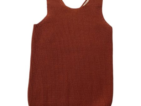 Top Sleeveless By Loft In Orange, Size: S Hot on Sale