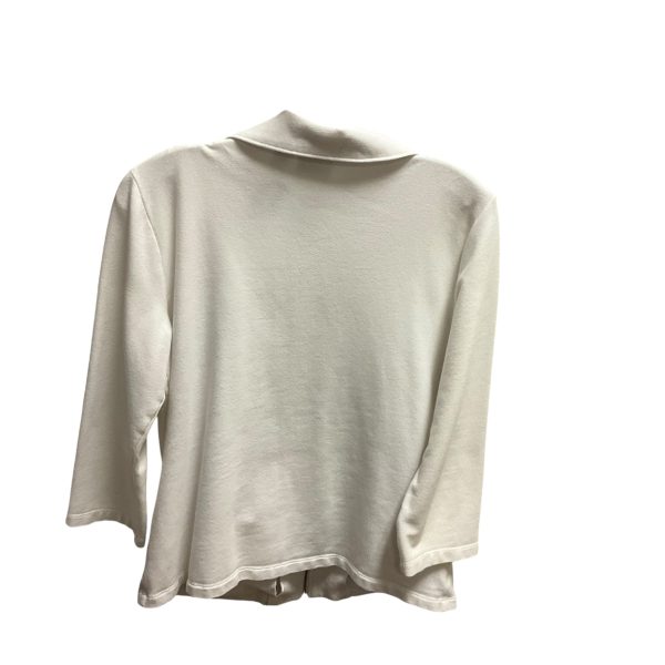 Top 3 4 Sleeve By Chicos In White, Size: 8 Sale