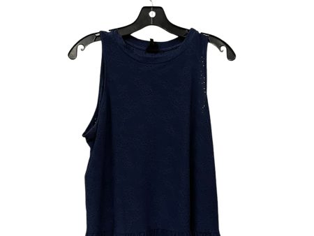 TOP SLEEVELESS W5 in NAVY, Size: M Sale