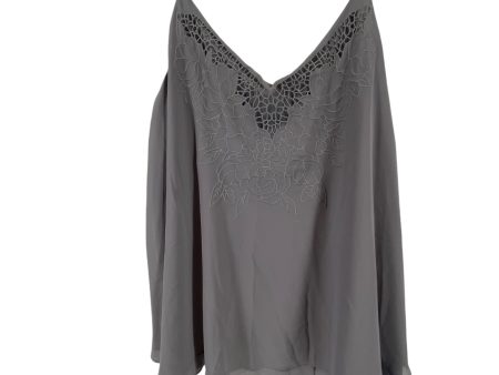 Top Sleeveless By Torrid In Grey, Size: 3x For Cheap