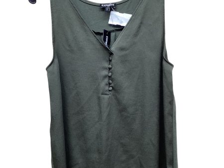 Top Sleeveless By Express In Green, Size: M Supply