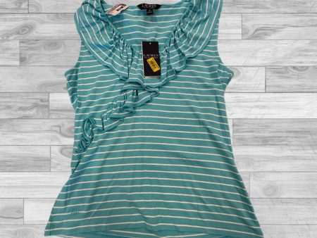 Top Sleeveless By Lauren By Ralph Lauren In Striped Pattern, Size: M on Sale