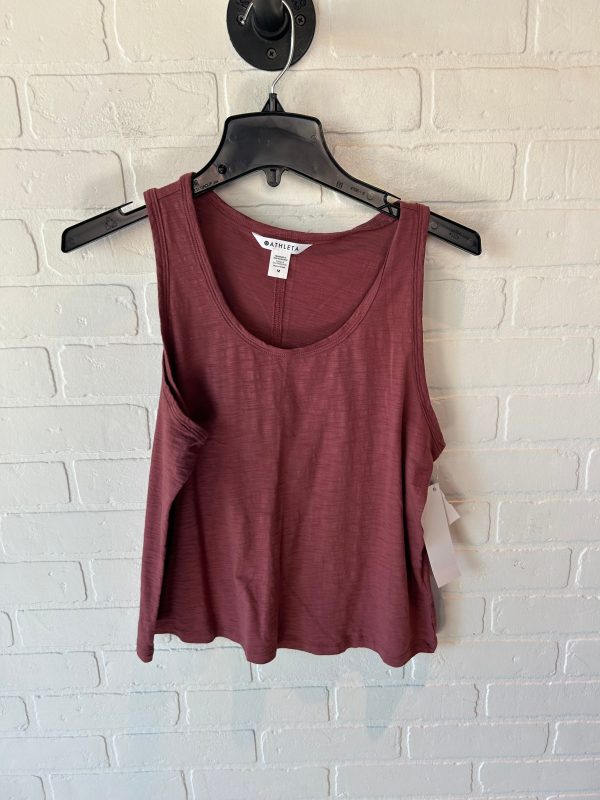 Athletic Tank Top By Athleta In Red, Size: M Cheap