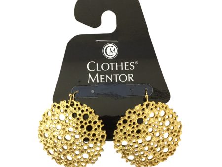 EARRINGS DANGLE DROP    CLOTHES MENTOR in GOLD Supply