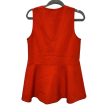 Blouse Sleeveless By Leifsdottir In Orange, Size: 10 Hot on Sale