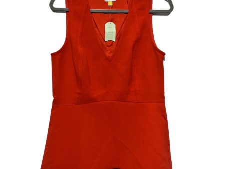 Blouse Sleeveless By Leifsdottir In Orange, Size: 10 Hot on Sale