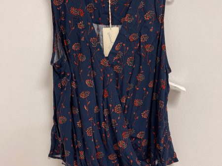 Top Sleeveless By Universal Thread In Navy, Size: Xl Online Sale