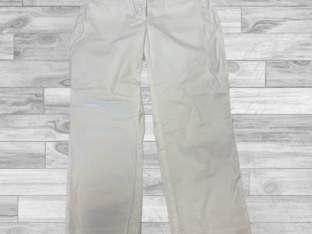 Pants Cropped By Loft In White, Size: 2 Discount