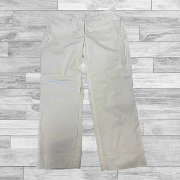 Pants Cropped By Loft In White, Size: 2 Discount