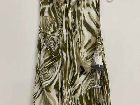 Top Sleeveless By Worthington In Green & White, Size: Xl Online now