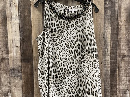 Top Sleeveless By Jennifer Lopez In Animal Print, Size: 2x Supply