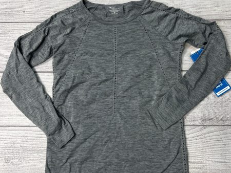 Athletic Top Long Sleeve Crewneck By Athleta In Grey, Size: Xs Fashion