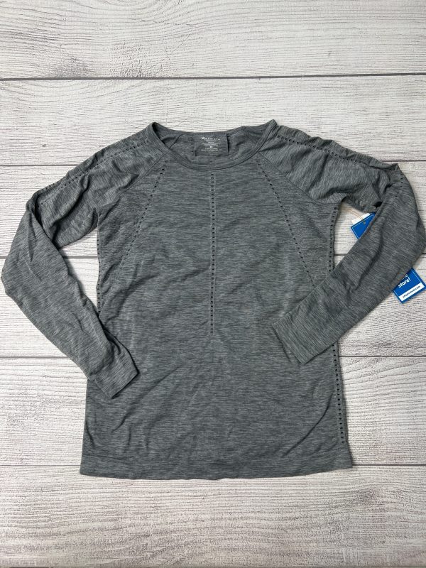 Athletic Top Long Sleeve Crewneck By Athleta In Grey, Size: Xs Fashion